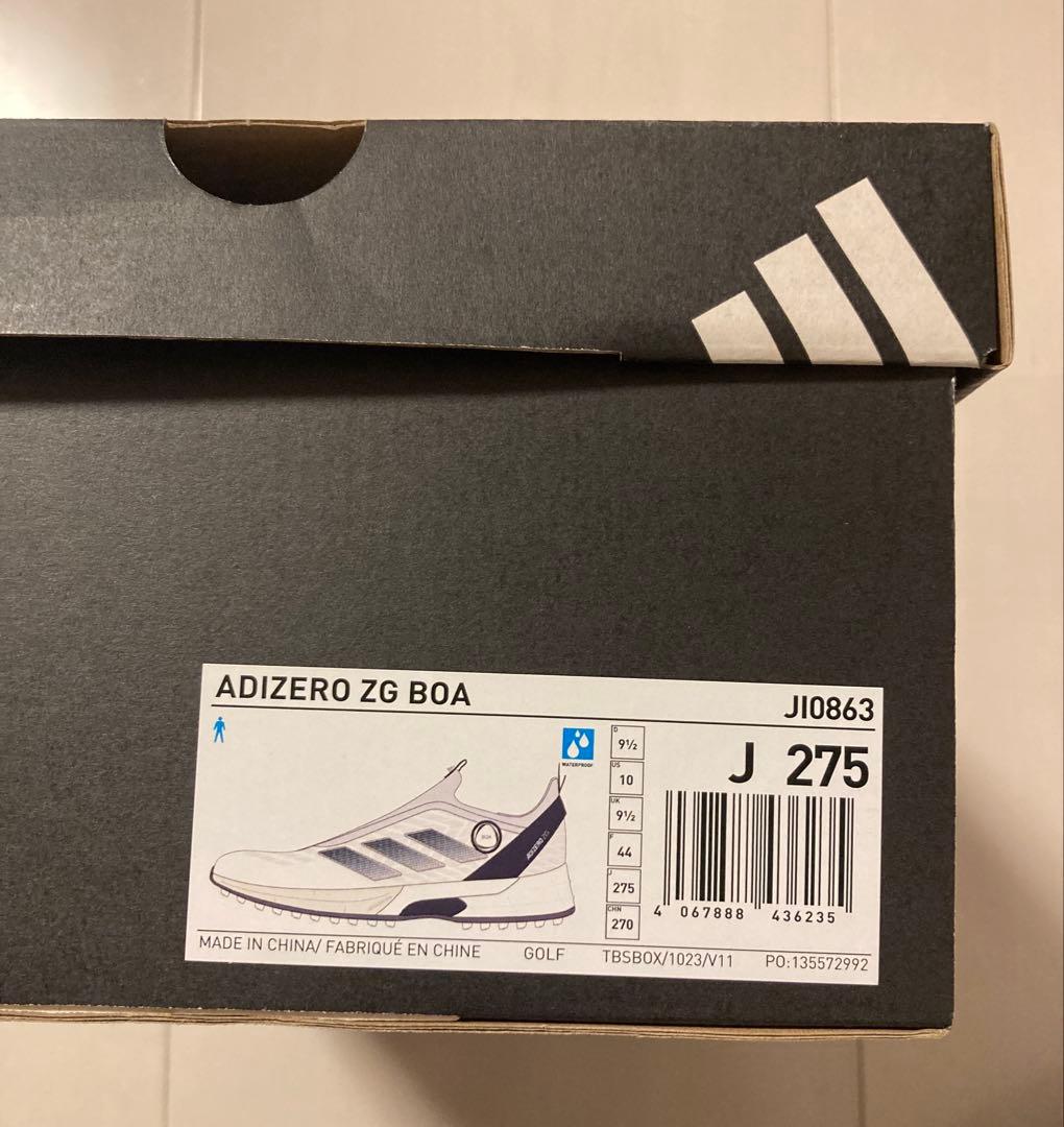 adidas ADIZERO ZG BOA ゴルフシューズ 27.5㎝