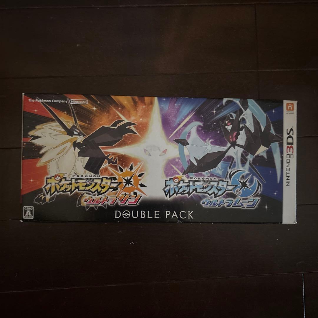 ポケモン ウルトラサン・ムーン ダブルパック 3DS【説明書付・動作確認済】