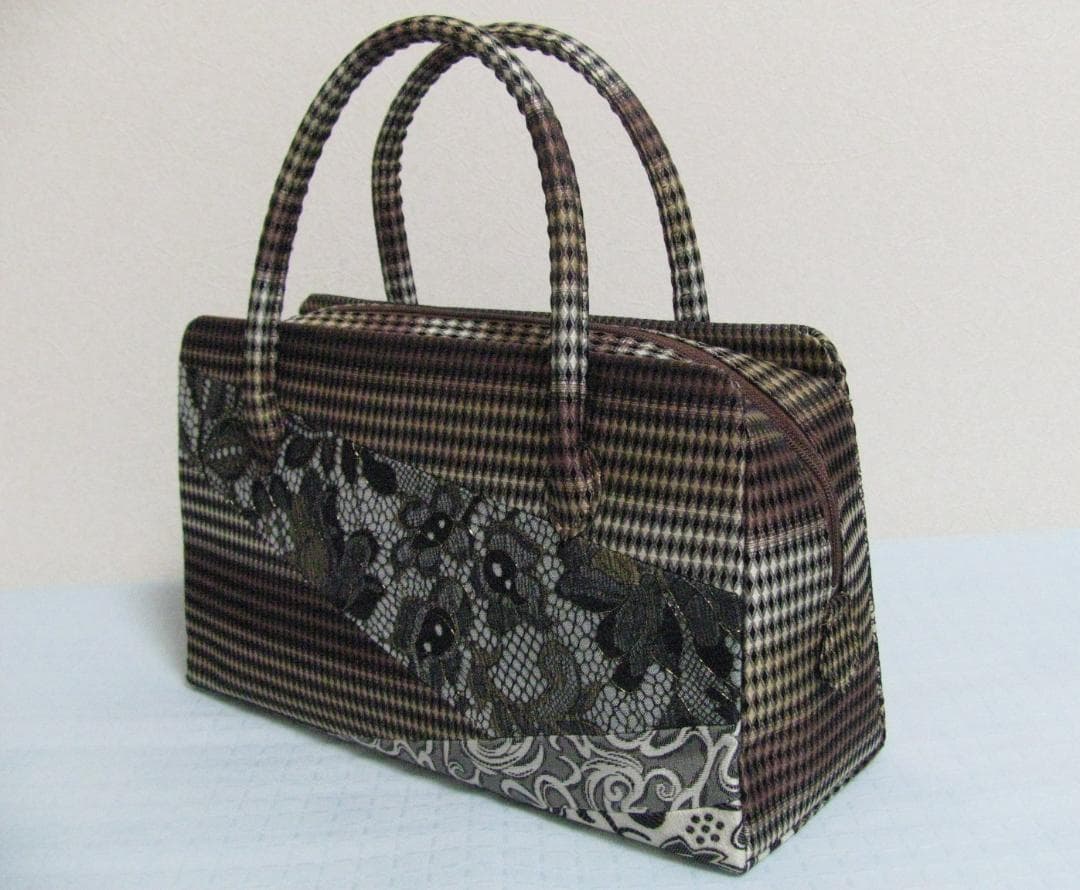 新同★銀座 ぜん屋 ボストン型バッグ 利休バッグ 和装バッグ