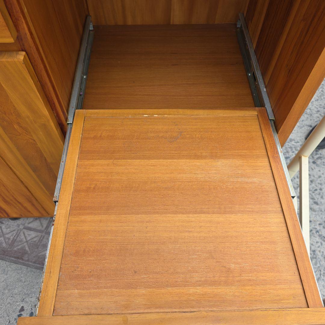 unico 食器棚　チーク　天然木　ミサワ　ユニコ