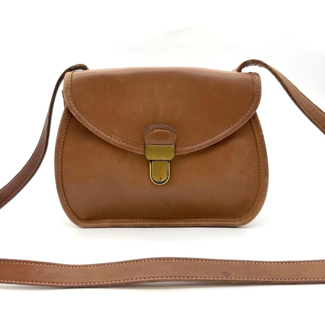COACH オールド コーチ ショルダーバッグ ブラウン US製 3244