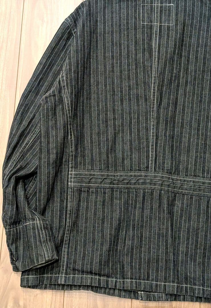 売り尽くし　最終値下げ　希少　SUGAR CANE ストライプカバーオール 40