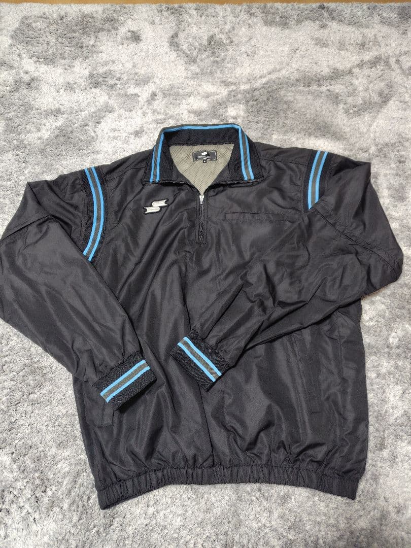 野球審判用　ハーフジップジャンパー