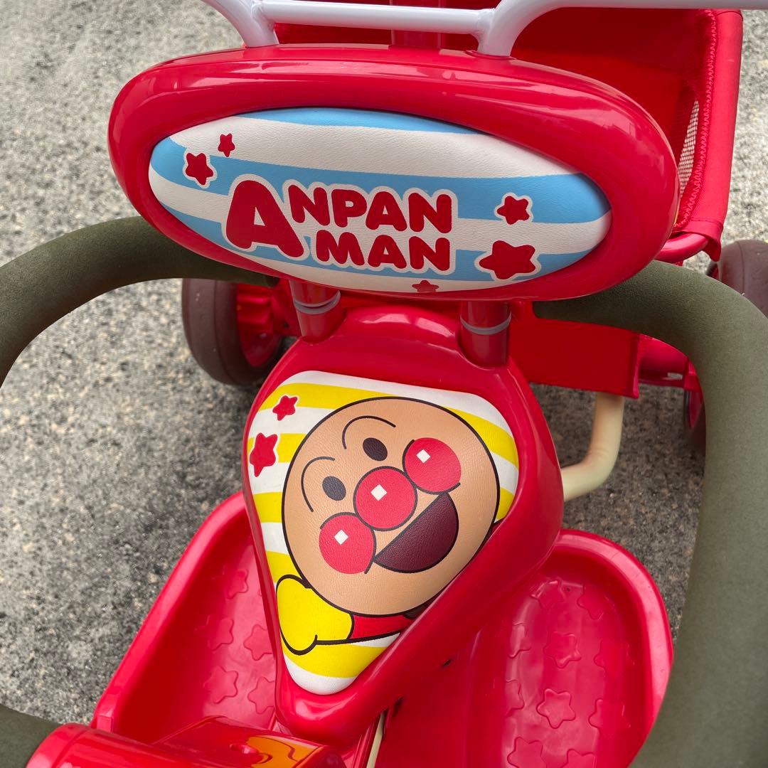 アンパンマン 三輪車 それいけ！アンパンマン デラックスII レッド 赤
