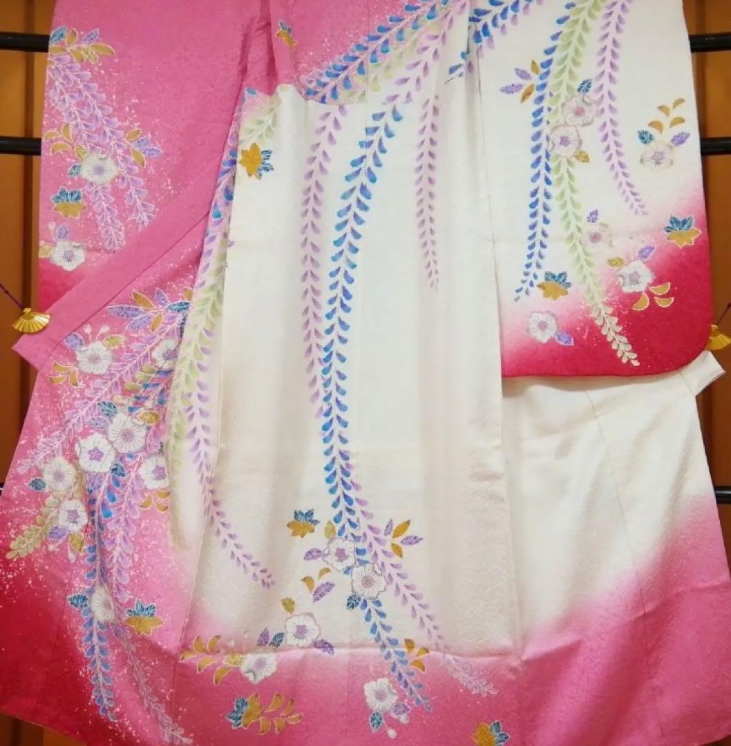 七五三 7歳　正絹着物セット　辻ヶ花