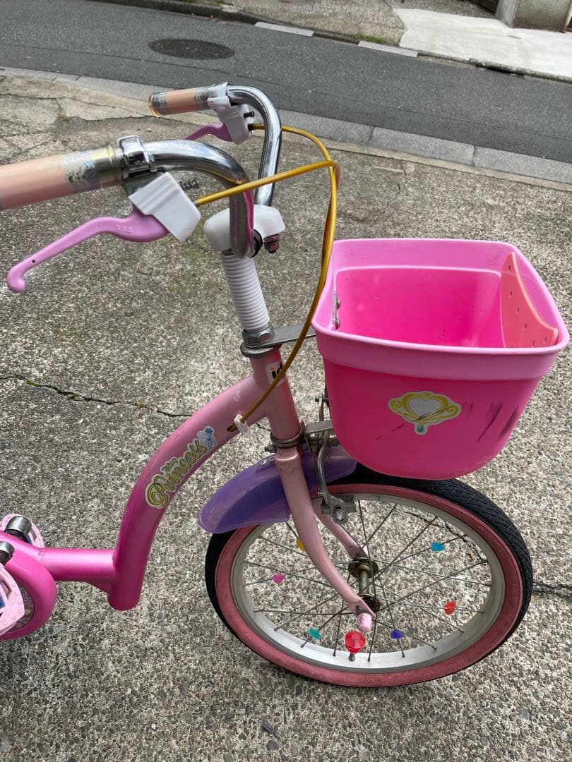 y*.様 [送料込み] ディズニープリンセスの自転車 18インチ