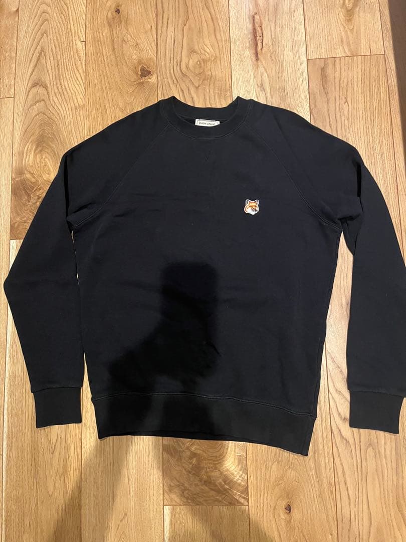 maison kitsune スウェットXS 黒 black メゾンキツネ