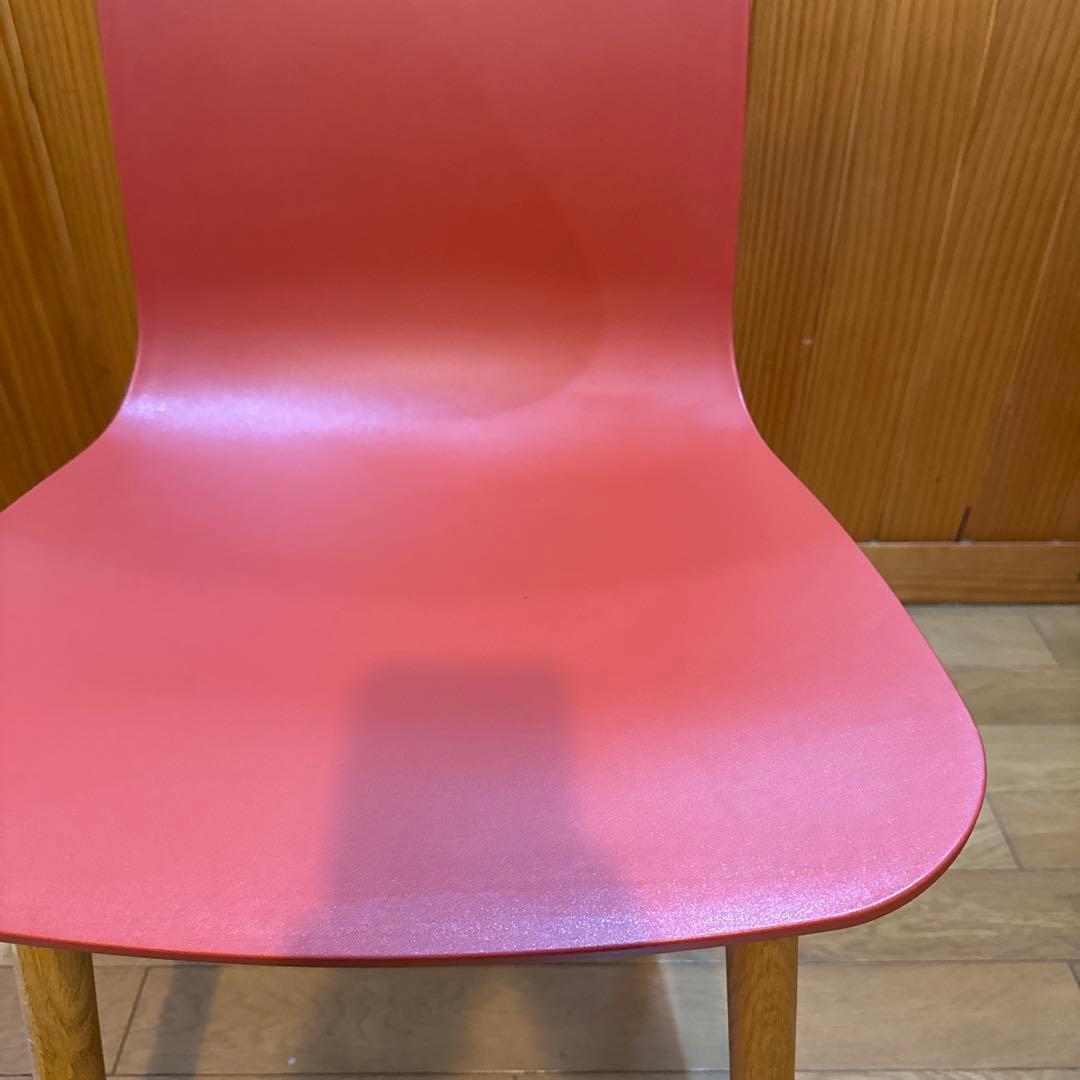 Vitra ヴィトラ HAL Wood チェア レッド　引取りお値引5,000円