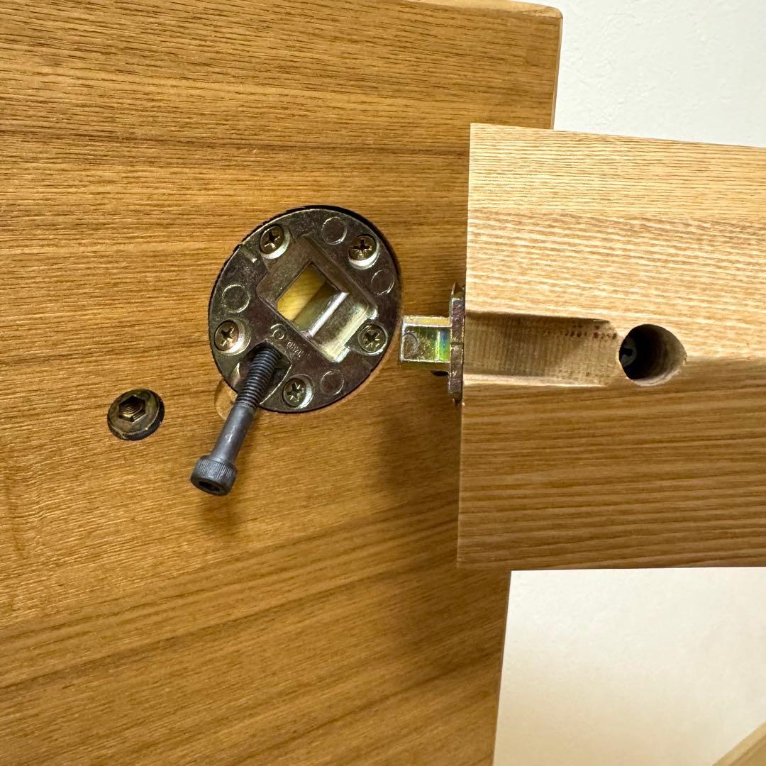 廃盤モデル 極美品✨NDstyle 野田産業 高級 木製 テーブル ローテーブル