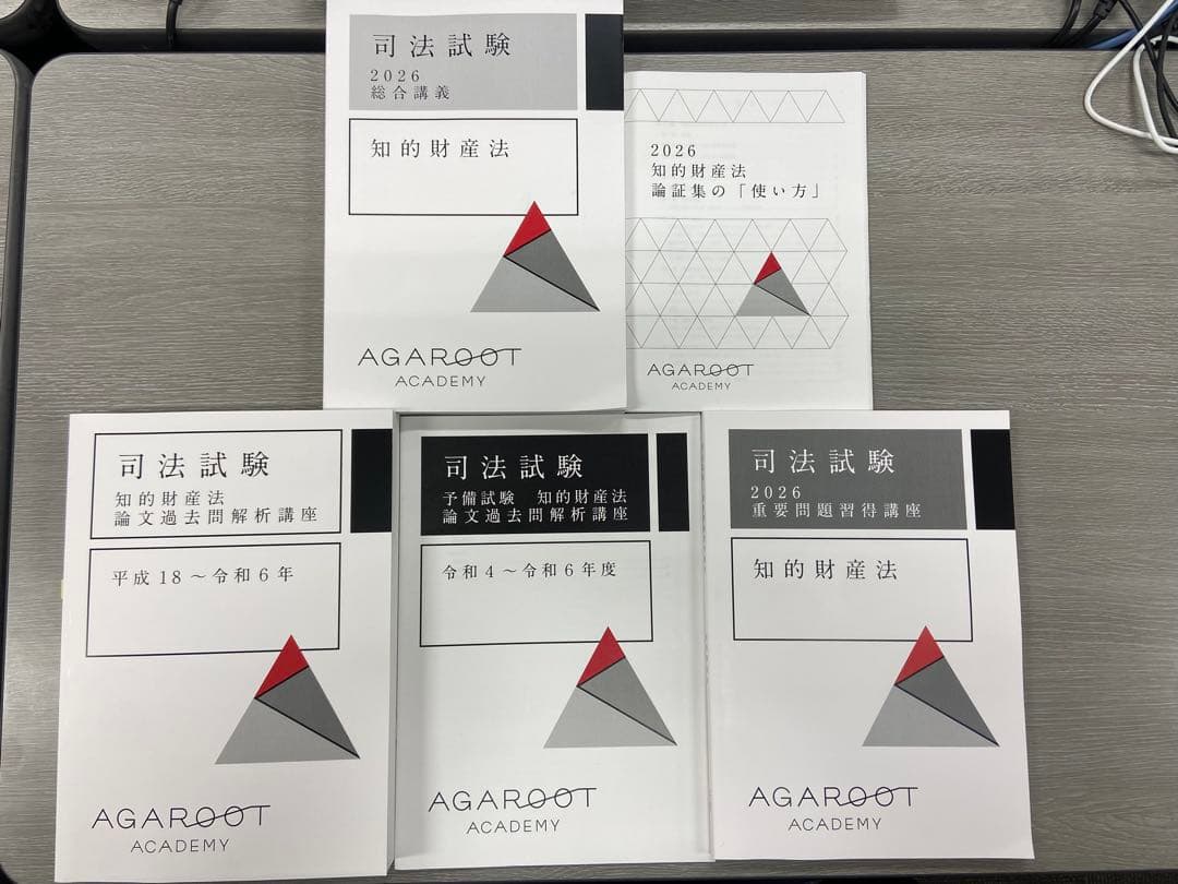 アガルート　司法試験　予備試験　知的財産法　5講座パック