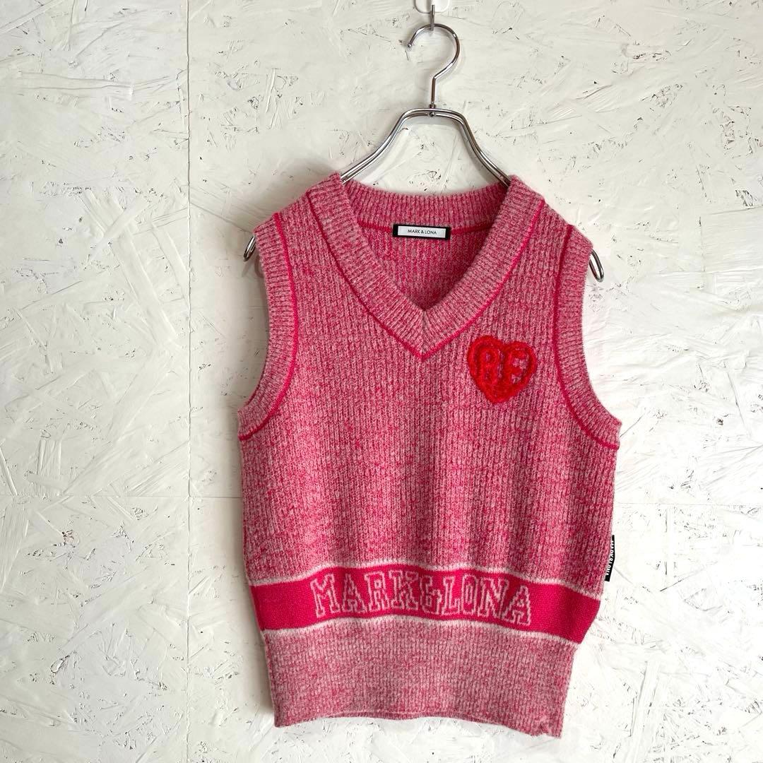 新品未使用タグ付き　日本製　ゴルフウェア【MARK&LONA】ニットベスト　38