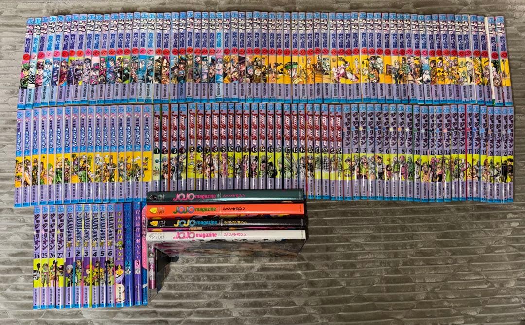 全巻セット ジョジョの奇妙な冒険 本編137巻＋オマケ9冊