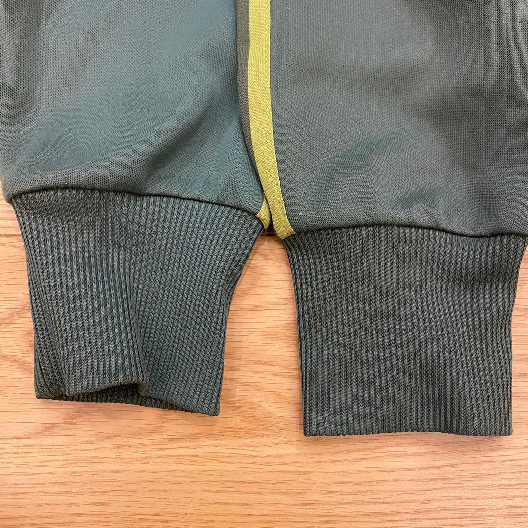 限定価格❗️アディダス 旧ロゴ トラックジャケット ジャージ グリーン L 万国旗