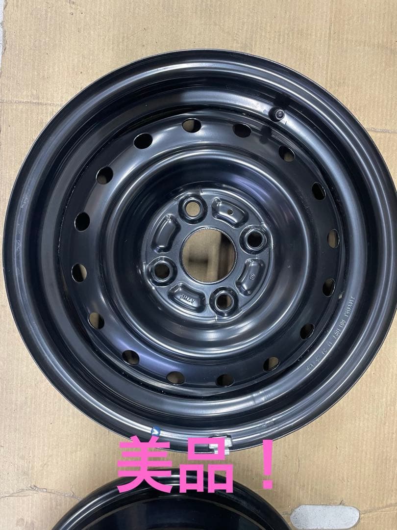 スズキマツダホイール4本　スチールホイール鉄チン　　14インチ　未使用　美品