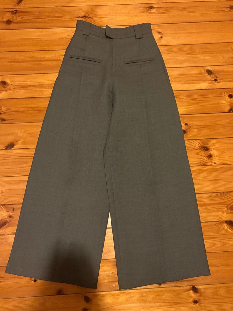 Fax Copy Express グレー ワイドパンツスラックス