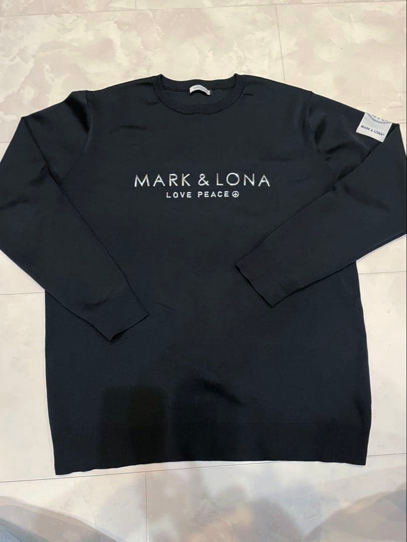 正規品　良品　マークアンドロナ　MARK&LONA クルーネック　ニットセーター