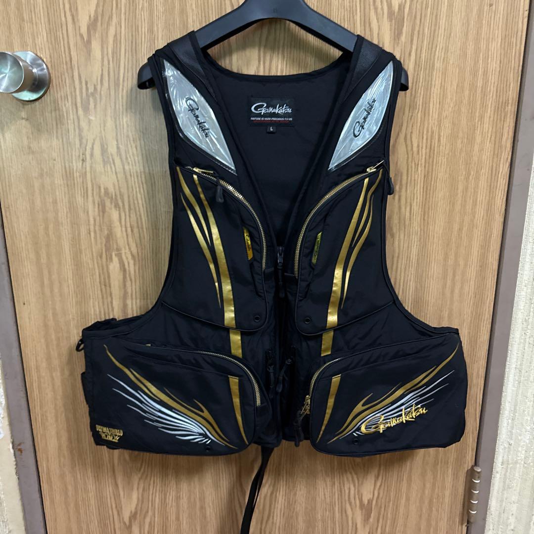 がまかつ、アルテマシールドプロフローティングベスト未使用Lサイズ
