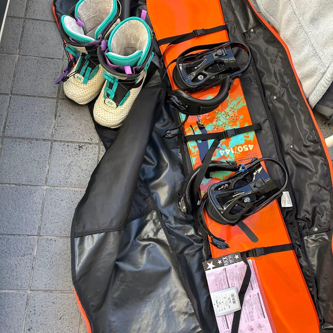 サロモン　スノーボード&ブーツバッグセット450/144 23.5cm