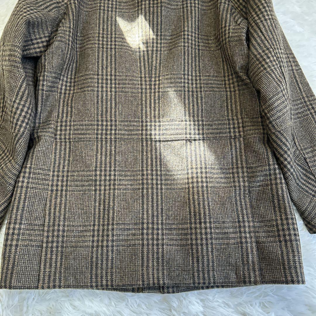 ✨美品✨マッキントッシュ グレンチェック ウールコート キルティング L