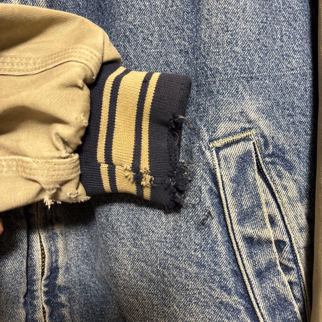 古着 80~90年代 カーハート Carhartt デニムスタジャン