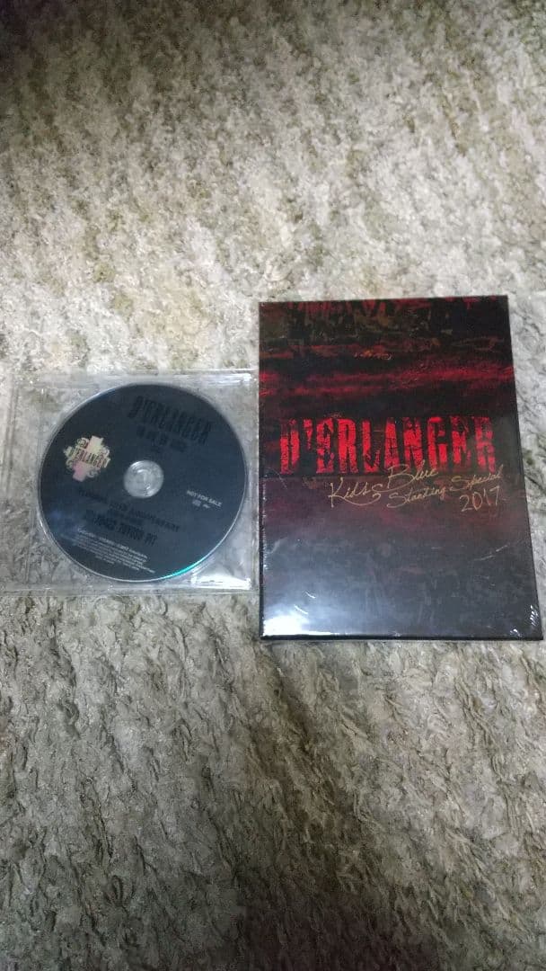 D'ERLANGERデランジェFC会員限定DVD新品+会場限定配布CD再生1回