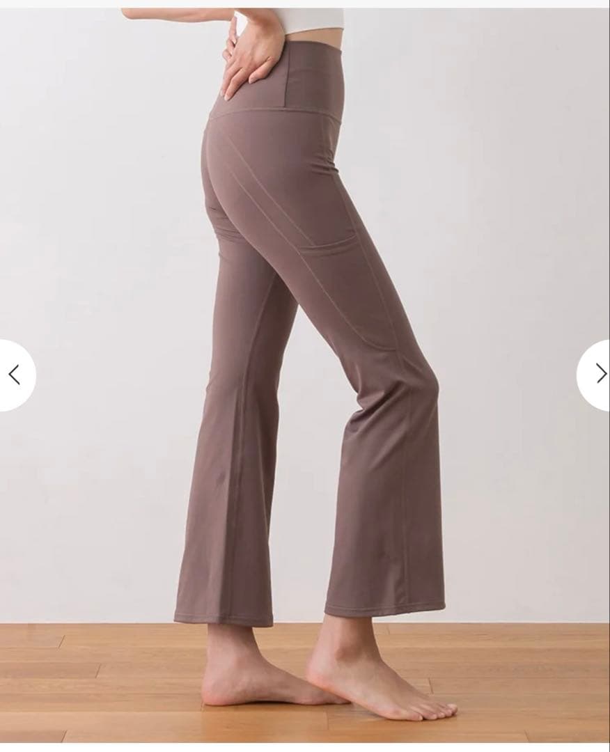 SUKALA ユーティリティフレアレギンス ブラウン M