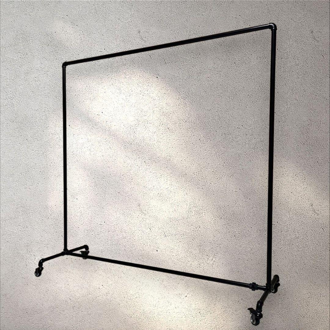 雰囲気抜群 150cm インダストリアル系 ハンガーラック ガス管 パイプ