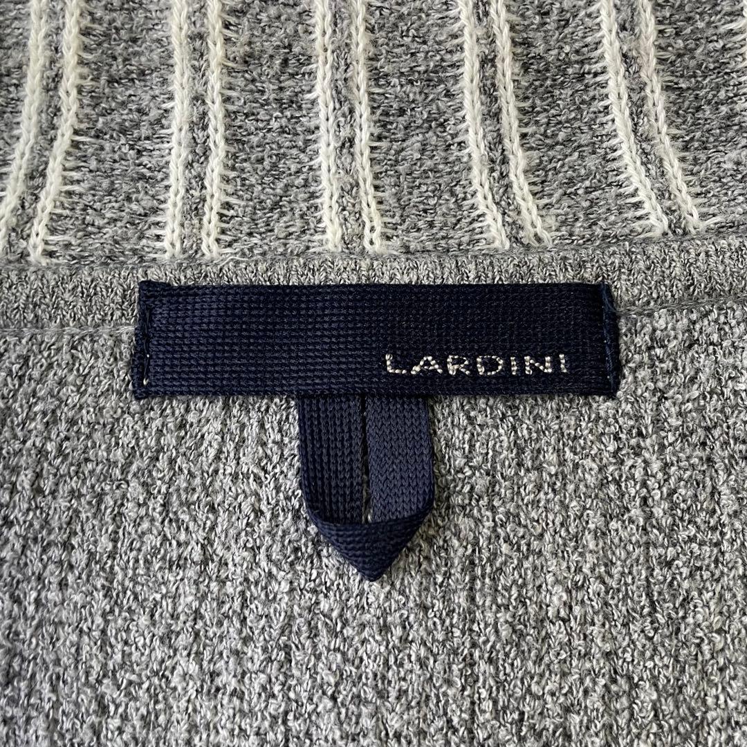 LARDINI ラルディーニ パイル地 ストライプ テーラードジャケット