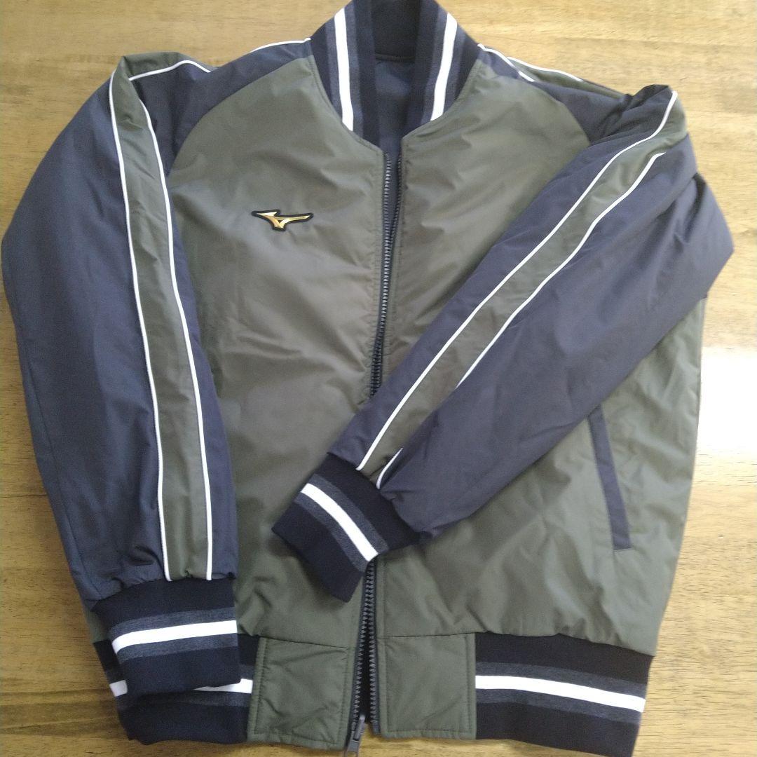 ミズノプロ ボンバージャケット 　ネイビー　リバーシブル　Ｍサイズ