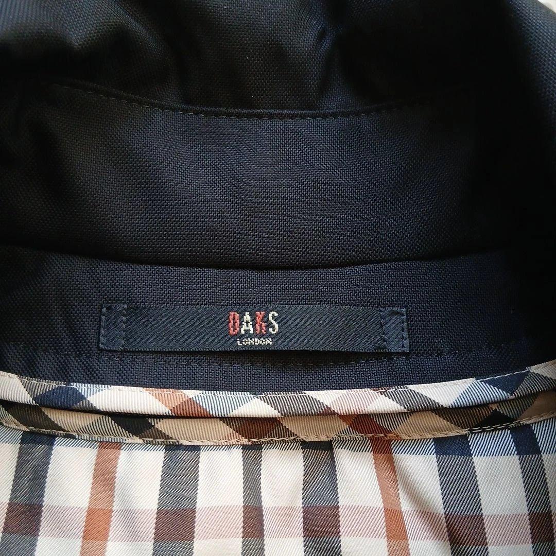DAKS 黒　チェック裏地　ブルゾン　スプリングコート　マウンテンパーカー日本製