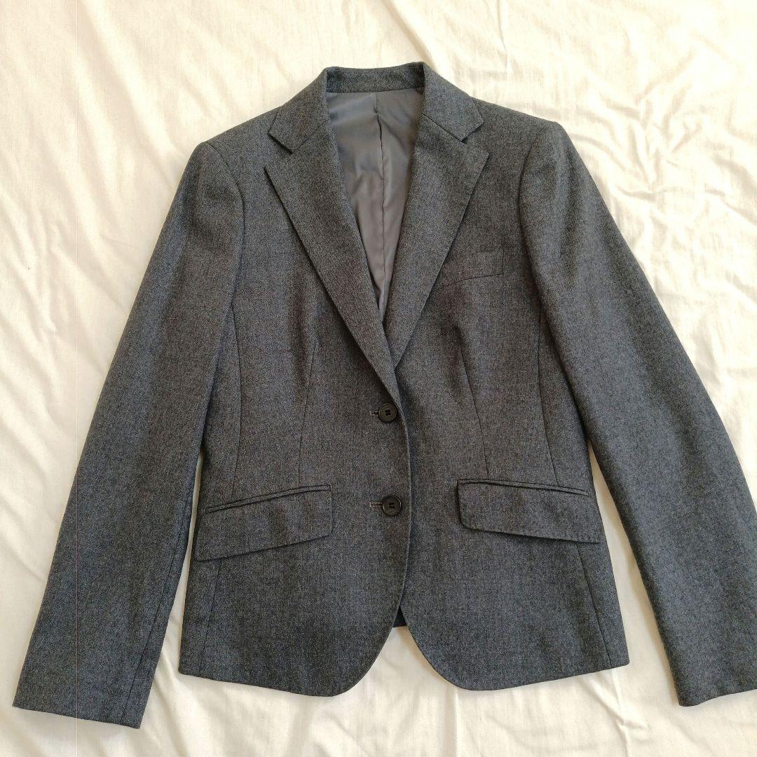 極美品NEW YORKER フォーマル　ビジネススーツ　プリーツAラインスカート