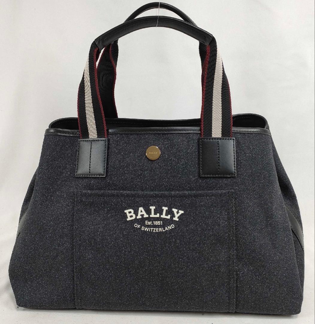 BALLY ダークグレー トートバッグ