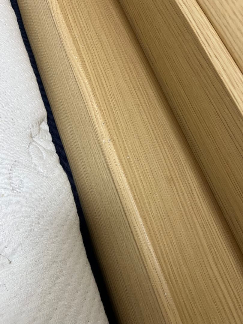 【送料込】ニトリ クイーンベッド 跳ね上げ収納＋マットレス付き OP300 NA