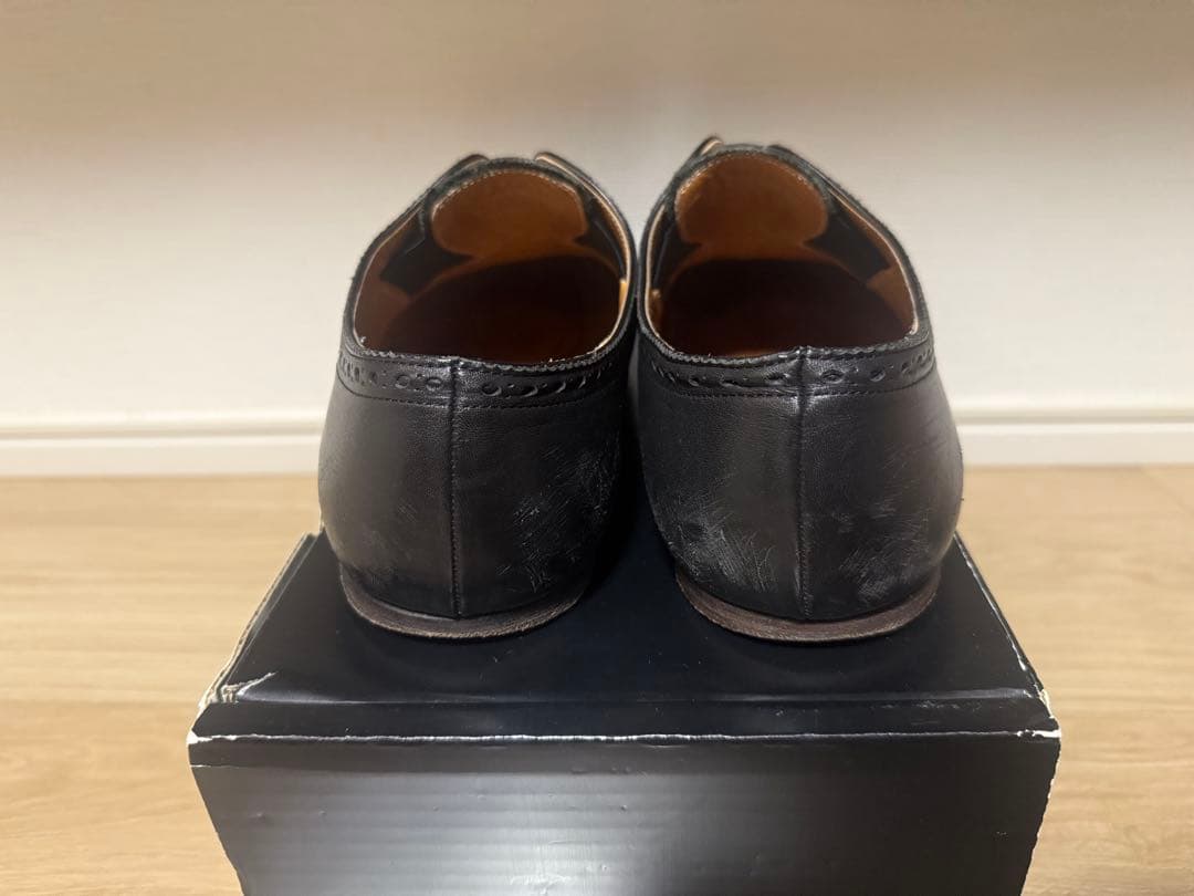 F05 ナンバーナイン ウイングチップ 黒 9
