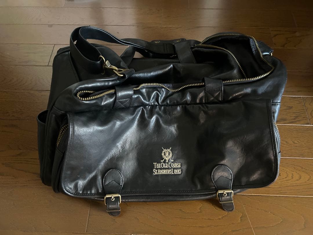 レザー ボストンバッグ 黒