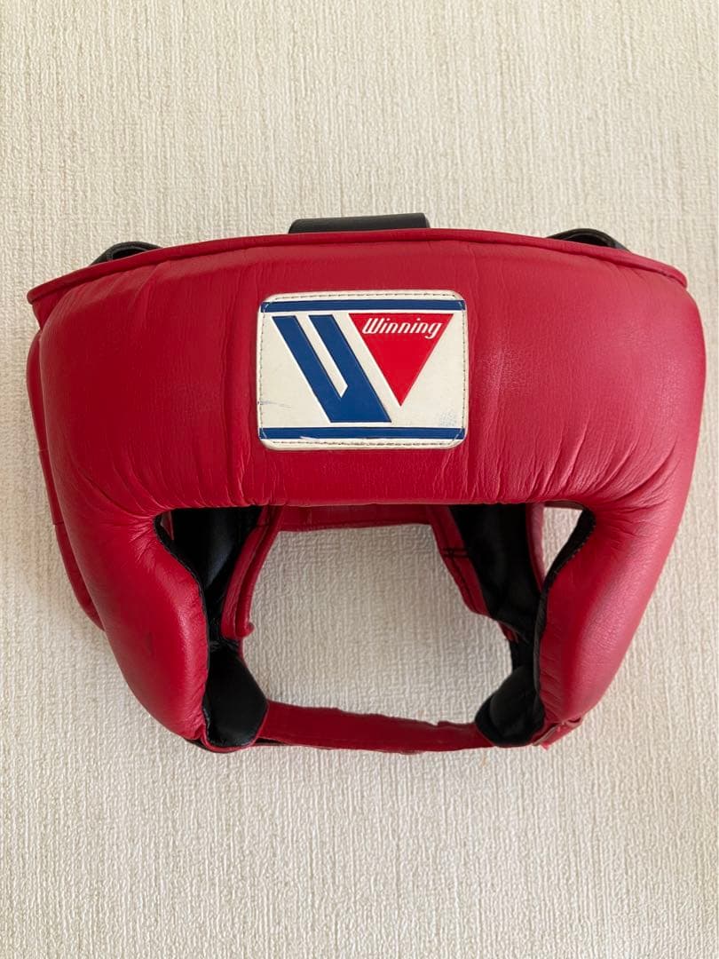 Winning ボクシングヘッドギア レッド M