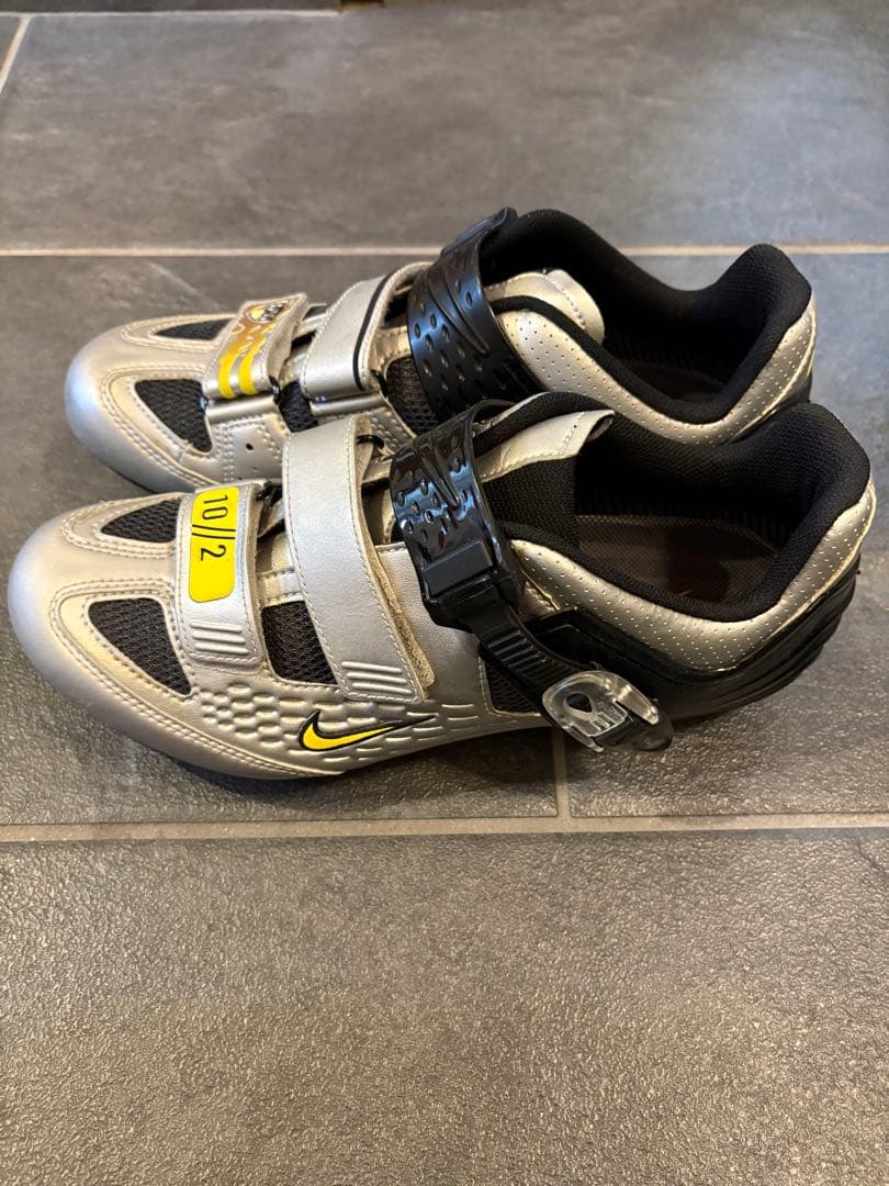 Nike サイクリングシューズ 10/12 シルバー27.5cm