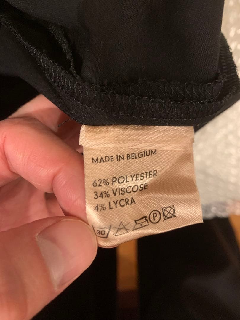 lieve van gorp 黒 スキニーパンツ 48