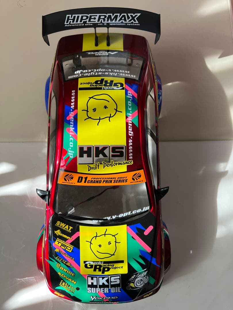 ヨコモHKS アルテッツァ ドリフトカー メタリックレッドボディー
