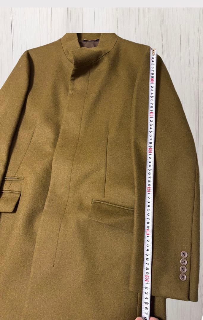 EPOCA UOMO ウール100%スタンドカラーコート