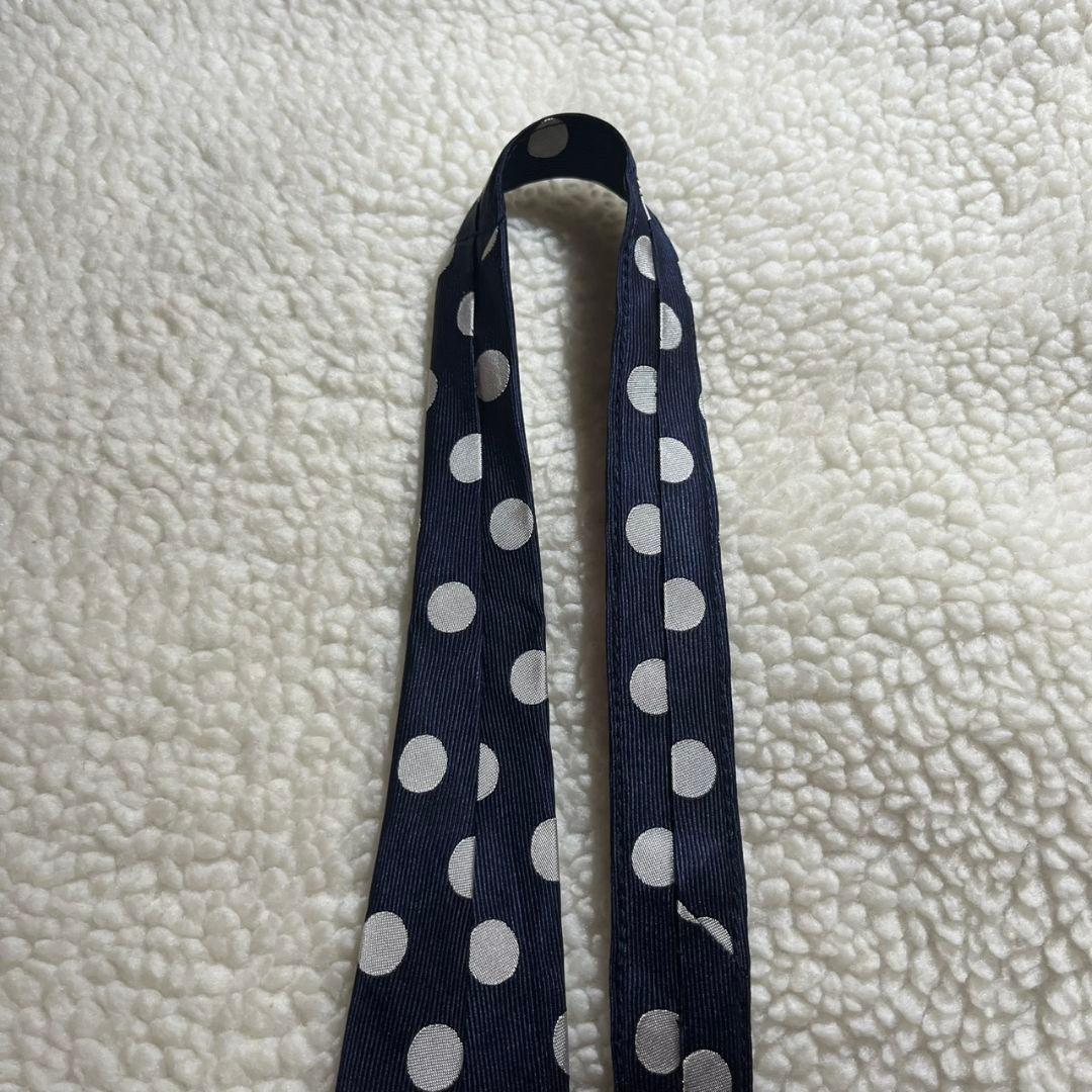 【極美品✨】コムデギャルソンオムドゥ ポルカドット柄 濃紺白 ジャガード