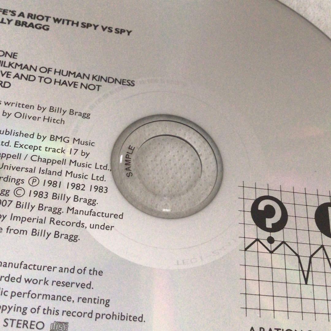 ビリー・ブラッグ　紙ジャケ盤セット