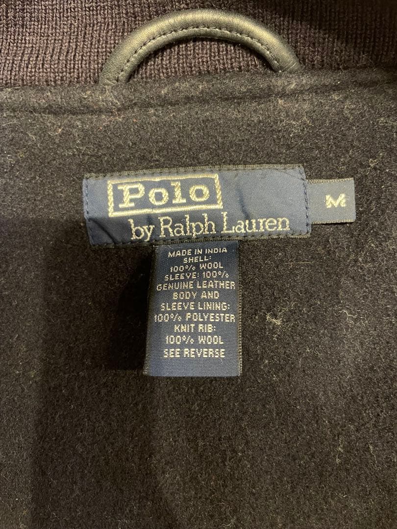 【希少】ラルフローレン無地スタジャン　Mサイズ