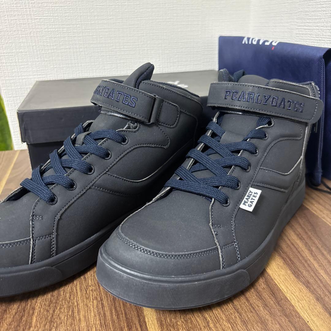 超美品 PEARLY GATES ハイカットゴルフシューズ 27.5cm