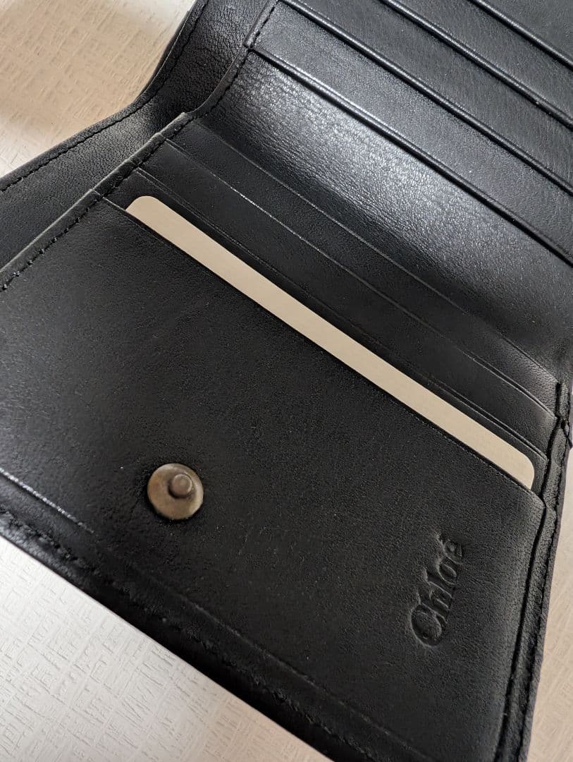 Chloe ブラック 二つ折り財布