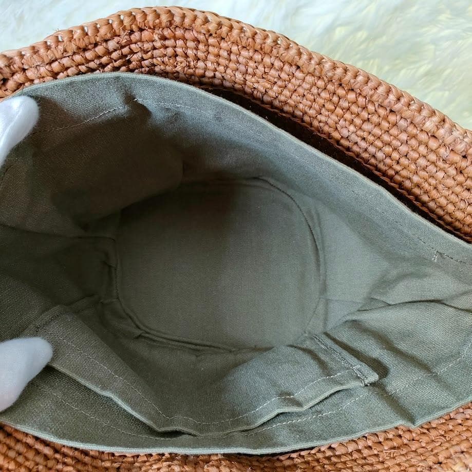 HELEN KAMINSKI ヘレンカミンスキー ラフィア トートバッグ