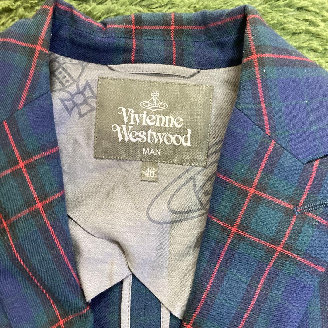 【Vivienne Westwood MAN】チェックスーツ3点セット