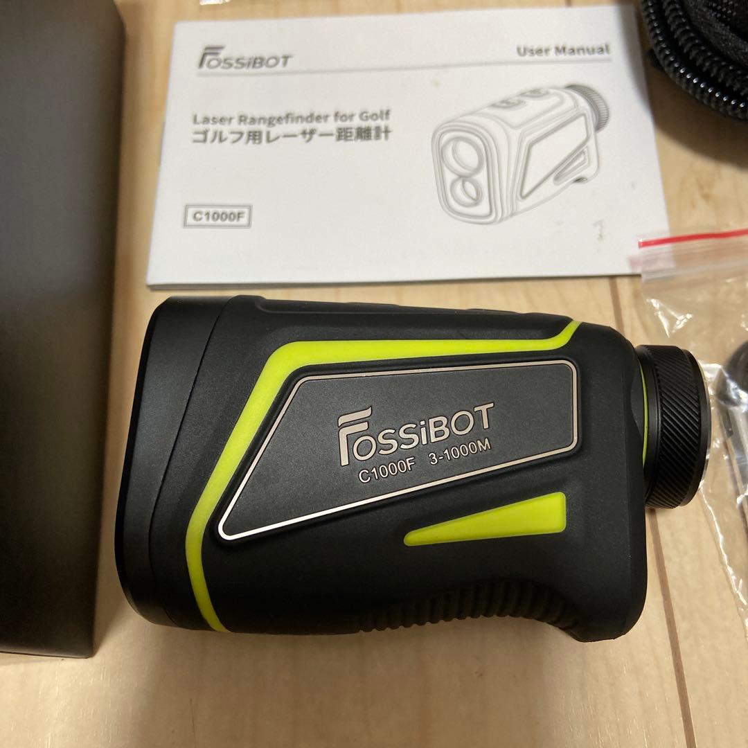 2025新作　一度のみ使用【FOSSiBOT】ゴルフレーザー距離計　黒