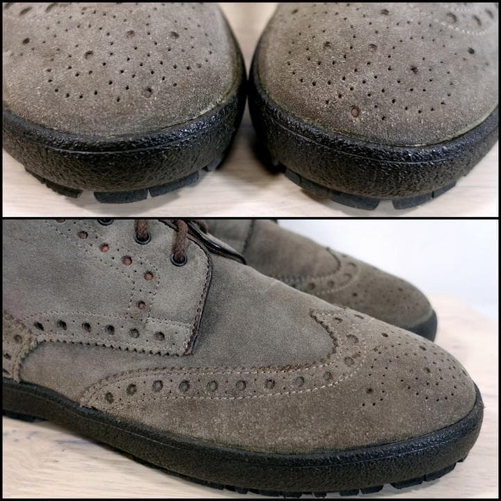 ★良品★サントーニ　スエード　レースアップブーツ　Santoni