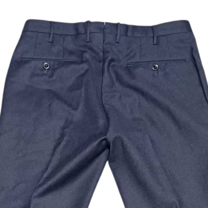 INCOTEX BEAMS スーパー100'S ウール 48 035型 ネイビー